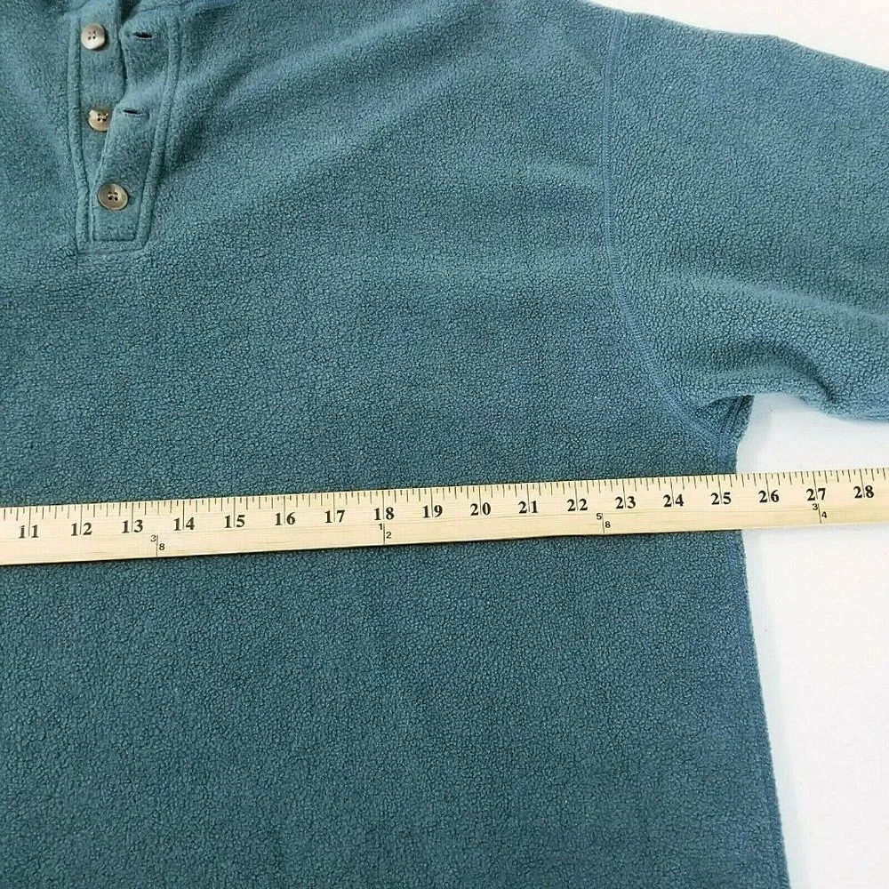 The North Face Fleece Pullover Men Size Large Green